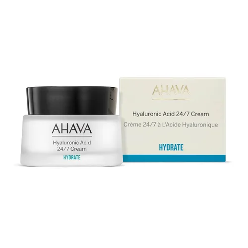 Vista 2 de AHAVA Crema de ácido hialurónico 24/7: hidratación duradera desde dentro y por fuera, aumenta la hidratación, suaviza y refina la textura