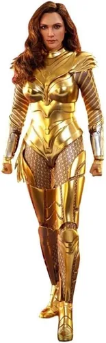 Vista 2 de Hot Toys Wonder Woman with Golden Wing Armor 1984 Wonderwoman (versión de lujo) MMS578 Serie de obra maestra de la película coleccionable hermosa