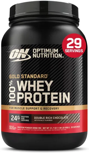 Vista 48 de Optimum Nutrition Estándar dorado 100% Proteína de Suero de Leche en Polvo, Pie de lima, 1.8 Libra