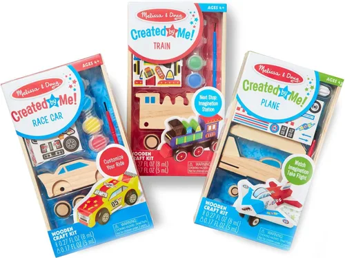 Vista 4 de Coche de carreras DYO de Melissa & Doug.