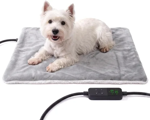Vista 11 de Rest-Eazzzy - Almohadilla térmica para mascotas para gatos, impermeable, antimordeduras Azul