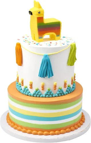 Vista 4 de DecoSet® - Juego de 1 pieza para decoración de tartas para cumpleaños y fiestas