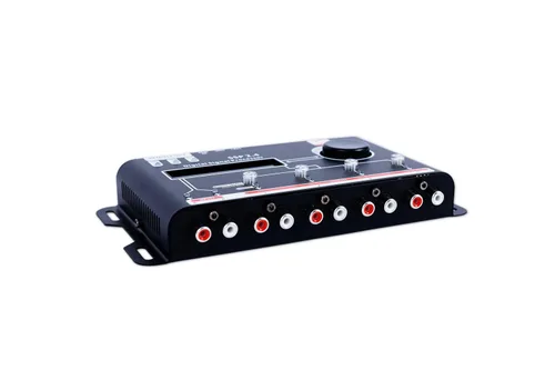Vista 6 de Soundfy Procesador y ecualizador de señal digital SSP 2.4 - EQ gráfico de 15 bandas, 12 preajustes, crossover incorporado para mejorar el audio
