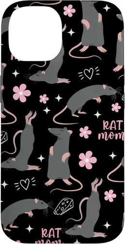 Vista 4 de Funda para iPhone 13 Pro Max Rat Mom Cute Rat Owner Keeper Pet Lover