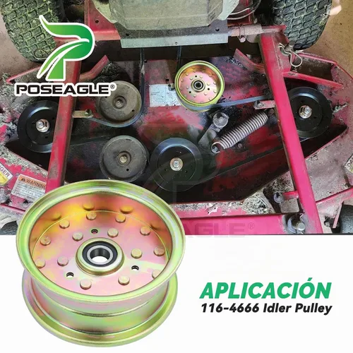 Vista 9 de Polea 116-4666 para cortacéspedes maestros Toro Z149, Z150, Z253 A9 1x116-4666