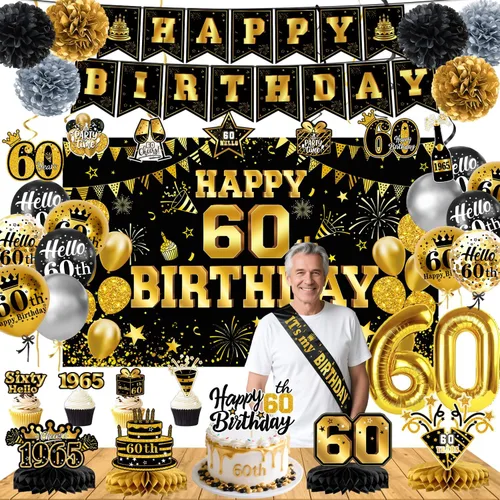 Vista 8 de Decoraciones de fiesta de los años 80, suministros para fiesta de cumpleaños de los 80, incluye telón de fondo, pancarta, espirales colgantes