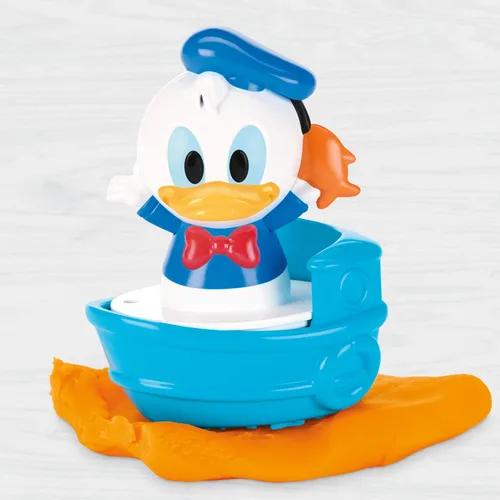 Vista 11 de Play-Doh Disney Junior Mickey Mouse Clubhouse, Stamp & Go Megapack con Mickey, Minnie y Donald, artes y manualidades, juguetes preescolares