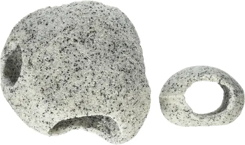 Vista 9 de Penn-Plax Deco-Replicas - Adorno de granito para acuario y escondite – Aspecto realista de piedra – Seguro para tanques de agua dulce y agua salada