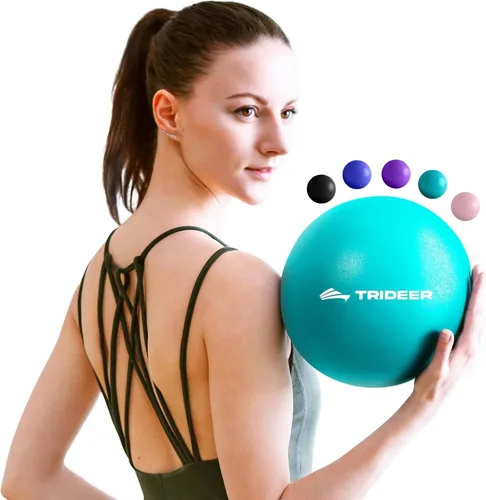 Vista 13 de Trideer 9-Inch Pilates Ball, Small Exercise Ball Pilates Equipments for Yoga, Physical Therapy, Pregnancy, Postpartum, Core Training, Balance