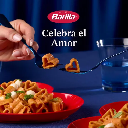 Vista 9 de Barilla Edición Limitada Love Pasta, Pasta en Forma de Corazón No Transgénica Hecha con Sémola de Trigo Duro - Certificada Kosher, Caja de 12 oz
