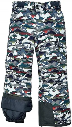 Vista 12 de Arctix - Pantalones deportivos para niño tipo cargo, para nieve, con rodillas articuladas Negro