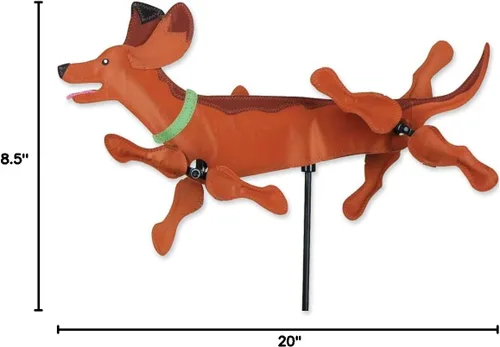 Vista 7 de Premier Kites Whirligig Spinner - 20 pulgadas Dachshund Spinner