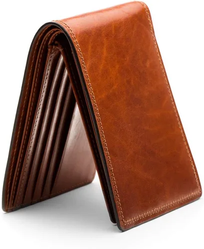 Vista 2 de Bosca Dolce Collection - Cartera ejecutiva de lujo de ocho bolsillos con pasaporte
