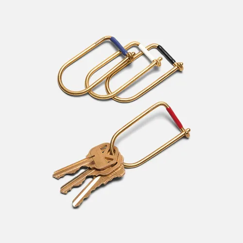 Vista 4 de Craighill Wilson Keyring - 2" Carabiner Keychain Clip, Key Ring for Car Keys, Lightweight, D Ring Key Organizer