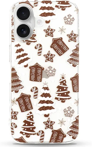Vista 25 de LCHULLE Compatible con iPhone SE 2022/2020 Funda para iPhone 8 iPhone 7 Funda de Navidad Santa Vacaciones Diseño Transparente Claro Mujeres Hombres
