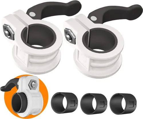 Vista 16 de Mini clips de barra de 1 pulgada I collar de barra ajustable de varios tamaños I Abrazaderas de barra de 1 pulgada, clips de peso de liberación Negro