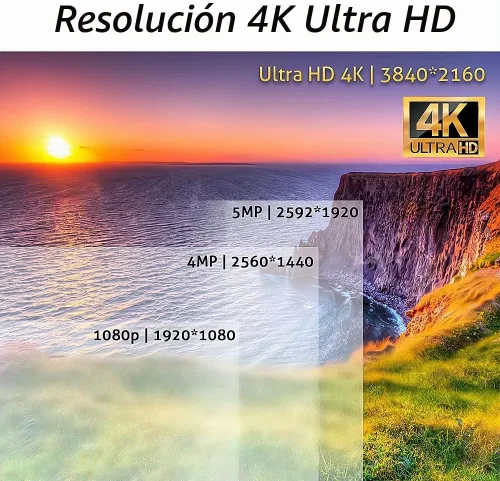 Vista 4 de GW Security 4K Smart AI Sistema de cámara de seguridad, 8 canales 12MP PoE NVR, 4 x UHD 4K 8MP IP cámaras bala de micrófono para interiores