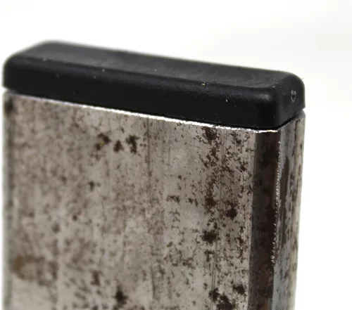 Vista 7 de Tapa rectangular negra de plástico de 1/2 x 1-1/2 pulgadas, tapón de acabado, tapa de extremo de tubo de tubo, universal para silla duradera (2)