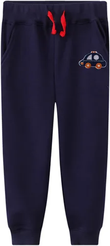 Vista 2 de LOKTARC Paquete de 2 pantalones deportivos de algodón con cordón para niños