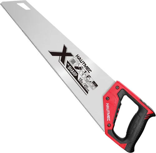 Vista 10 de HAUTMEC X-Sharp HT0295 - Sierra de mano profesional de 14 pulgadas, sierra de mano pequeña de corte transversal de 12 TPI con dientes de triple