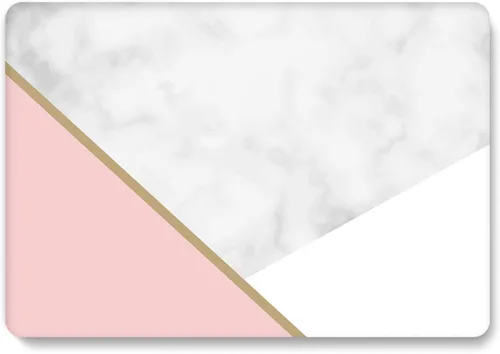 Vista 3 de IVY Funda de mármol geométrica para MacBook Air M2 (Modelos: A2681) Carcasa rígida con cubierta de teclado - A