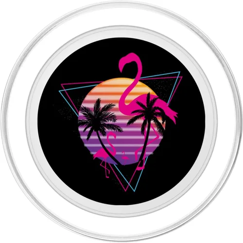 Vista 2 de PopSockets PopGrip: agarre intercambiable para teléfonos y tabletas PopSockets MagSafe PopGrip de los años 80 para iPhone