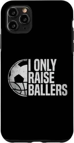Vista 13 de I Only Raise Ballers Funny Soccer Basketball Parent Case for iPhone 17