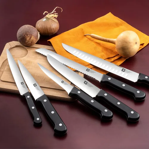 Vista 2 de Richardson Sheffield FN698 Cuchillo de chef profesional universal de 8 pulgadas, acero inoxidable, aprobado por NSF