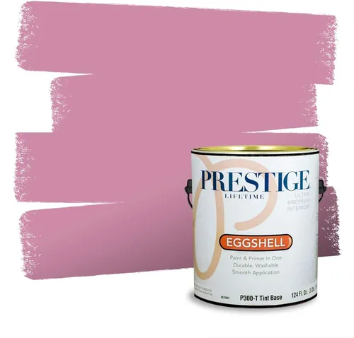 Vista 229 de Prestige Paints Pintura exterior e imprimación en uno, 1 galón, plano, coincidencia comparable de Valspar* Amber Rose*
