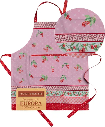 Vista 797 de Maison d' Hermine Delantales para mujer con bolsillo, 100% algodón (27.50 x 31.50 pulgadas)