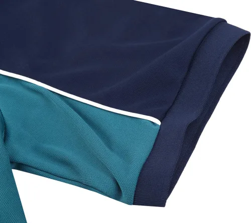 Vista 5 de TACVASEN Polo de golf para hombre de manga corta con 3 botones