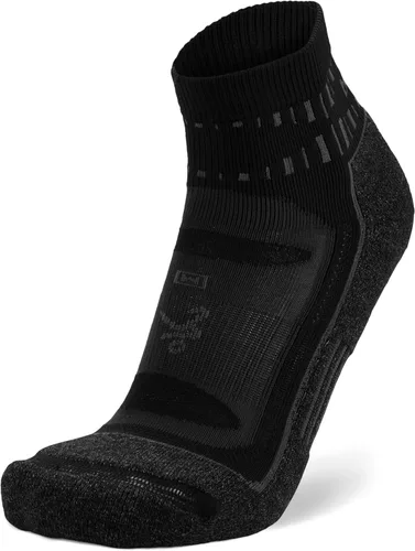 Vista 2 de Balega Calcetines atléticos de correr de cuarto de rendimiento antiampollas para mujeres (1 par)