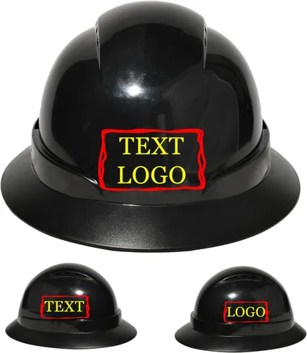 Vista 36 de Casco de seguridad personalizado para construcción Casco de trabajo de seguridad con suspensión de trinquete ajustable de ala completa con carcasa
