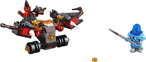 Vista 4 de Lego Nexo Knights, Kit de juguetes para construir Catapulta de lodo, 70318 (95 piezas)