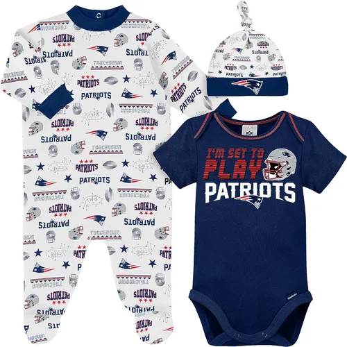 Vista 16 de Gerber Conjunto de regalo unisex para bebé con pies de equipo de la NFL para dormir y jugar