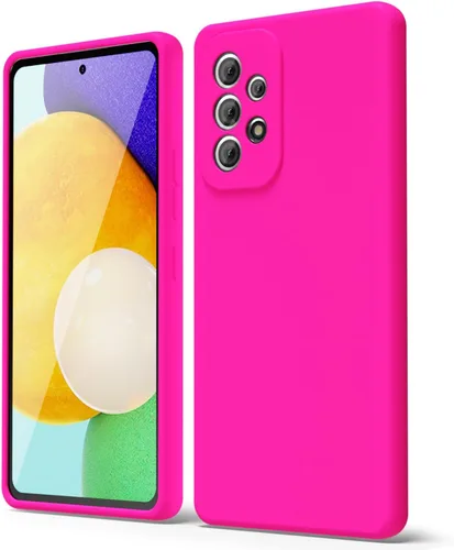 Vista 104 de oakxco Funda para teléfono Samsung Galaxy A12 con agarre de silicona líquida, linda delgada fina suave cubierta de gel de goma TPU lisa para mujeres