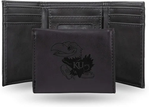 Vista 56 de NCAA Rico Industries - Billetera triple grabada con láser, con grabado láser, accesorio para hombre