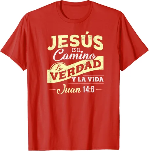Vista 94 de Camisas de la Biblia de Jesus para los Cristianos Camiseta Española Negro