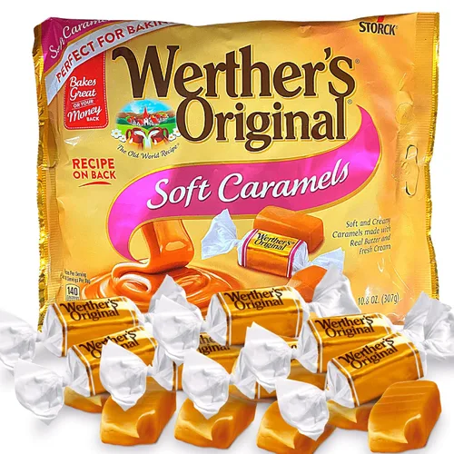 Vista 29 de Werther's Original - Golosinas duras rellenas de manzana caramelizada, 5.5 oz, paquete de 2