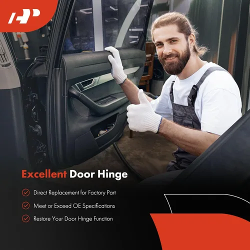 Vista 6 de A-Premium Conjunto de bisagra de puerta lateral superior del conductor delantero compatible con Nissan Altima 2002-2012, Sentra 2000-2012, Frontier