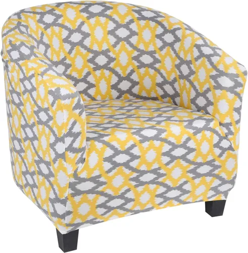 Vista 6 de Funda para silla de club, funda elástica para sillón, funda de sofá, protector de muebles para sala de estar (color #18)