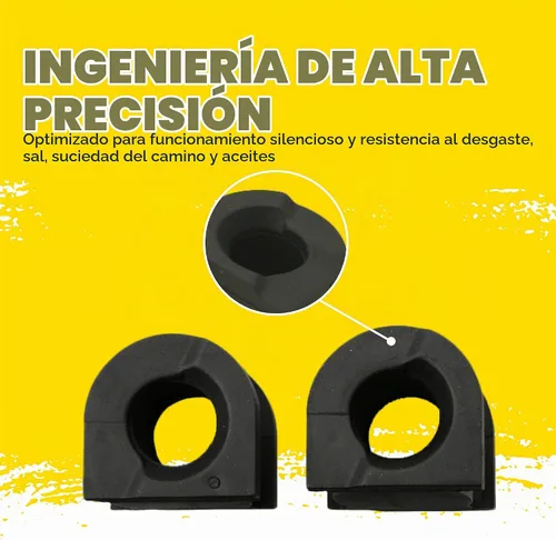 Vista 4 de MOOG K201531 Kit de buje de barra estabilizadora de suspensión para Jeep Liberty