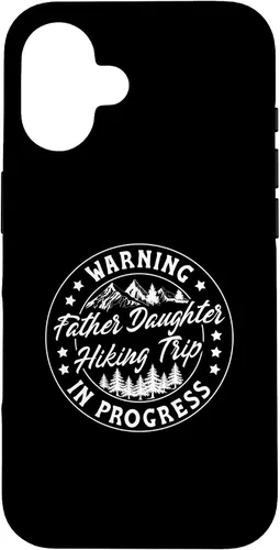 Vista 32 de Warning Father Daughter Hiking Trip in Progress Case for iPhone 17
