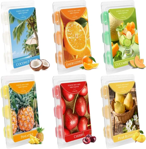 Vista 11 de STRN Wax Melts - Cubos de cera de soja, paquete de 4 calentadores de cera perfumada, cubos de cera perfumada para calentadores, cubos de cera