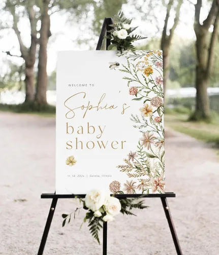 Vista 15 de Letrero personalizado para baby shower, letrero de bienvenida para baby shower, letrero de bienvenida al bebé, letreros para baby shower, baby
