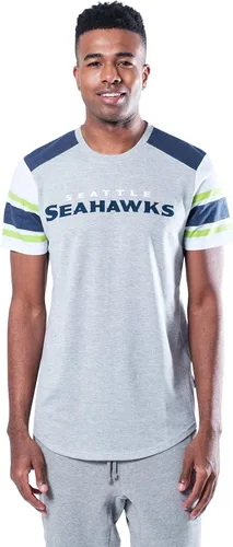 Vista 27 de Ultra Game NFL - Camiseta raglán de manga corta para hombre