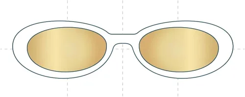 Vista 2 de Sunglass Fix Cartier Unknown - Lentes de repuesto compatibles con marcos Cartier Unknown de 2008in