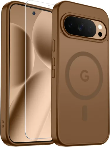 Vista 203 de SUPFINE Funda magnética para Google Pixel 10 Pro XL con protector de pantalla (imanes integrados) (protección contra caídas de grado militar)