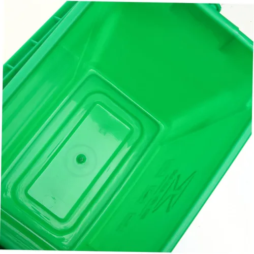 Vista 3 de STOBAZA Contenedor de basura para mostrador de basura, pequeño contenedor de compostaje para interiores, cubo de compostaje para cocina, papelera