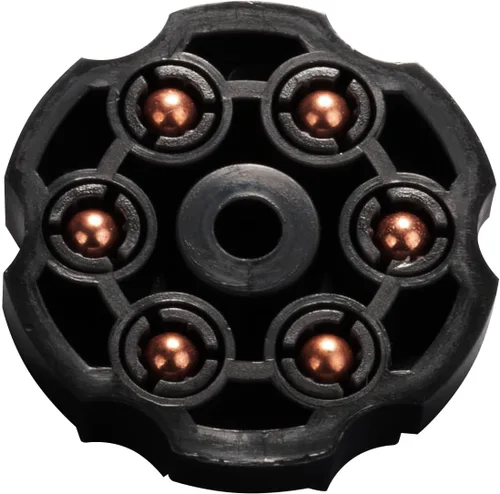 Vista 4 de Crosman 408T Vigilante BB Revolver - Clips para revista, 6 redondos, color negro, 3 unidades (paquete de 1)